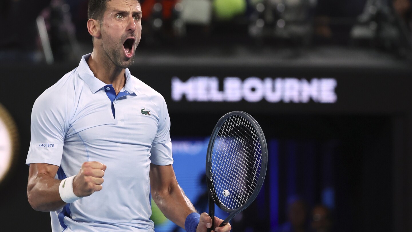 Australian Open 2024 Novak Djokovic reaches quarterfinals AP News